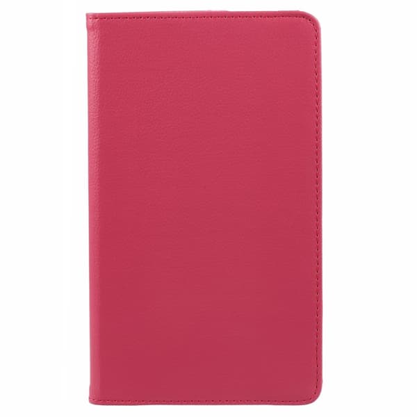 SKALO Samsung Tab A9 360 Litchi Suojakotelo - Cerise