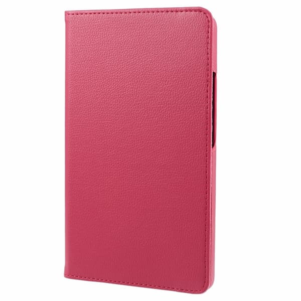 SKALO Samsung Tab A9 360 Litchi Suojakotelo - Cerise