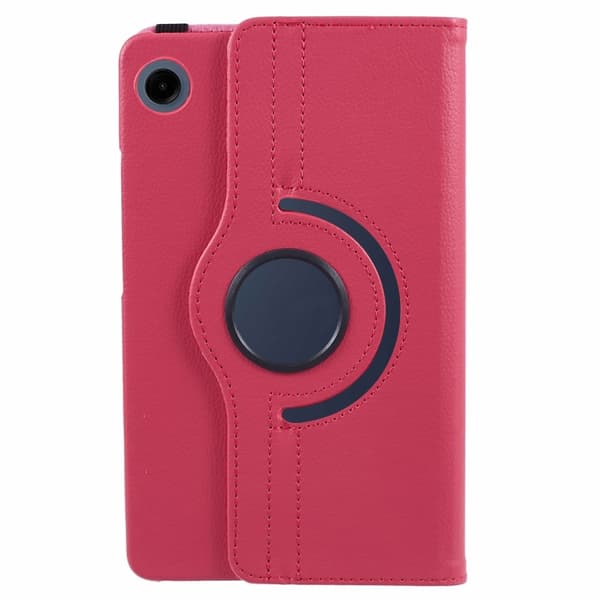 SKALO Samsung Tab A9 360 Litchi Suojakotelo - Cerise
