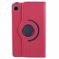Pikkukuva 2 / 11: SKALO Samsung Tab A9 360 Litchi Suojakotelo - Cerise