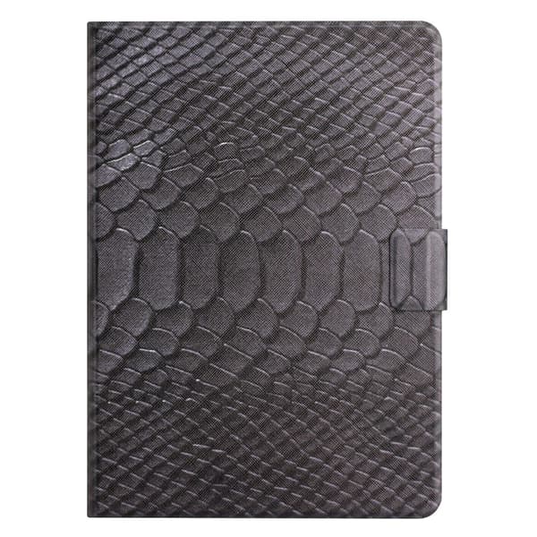 SKALO Samsung Tab A9 Croco PU-læder Flip Cover - Sort