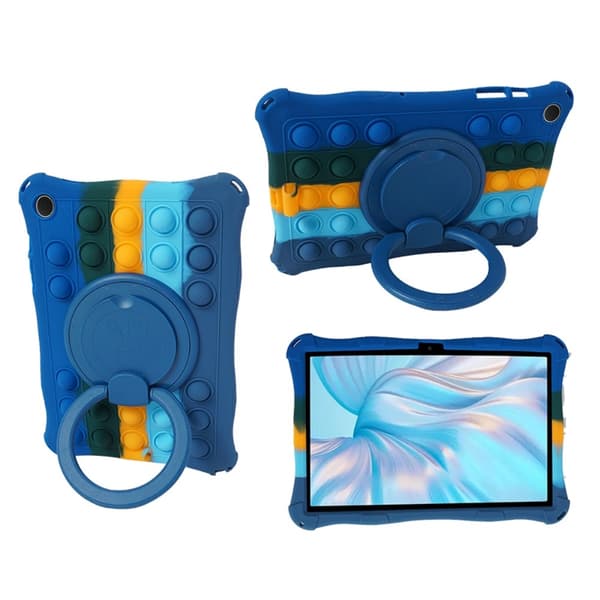 SKALO Samsung Tab A9 Stødresistent Armor Popit silikone Cover - Blå