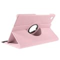 Pikkukuva 4 / 9: SKALO Samsung Tab A9+ 360 Litchi Suojakotelo - Pinkki
