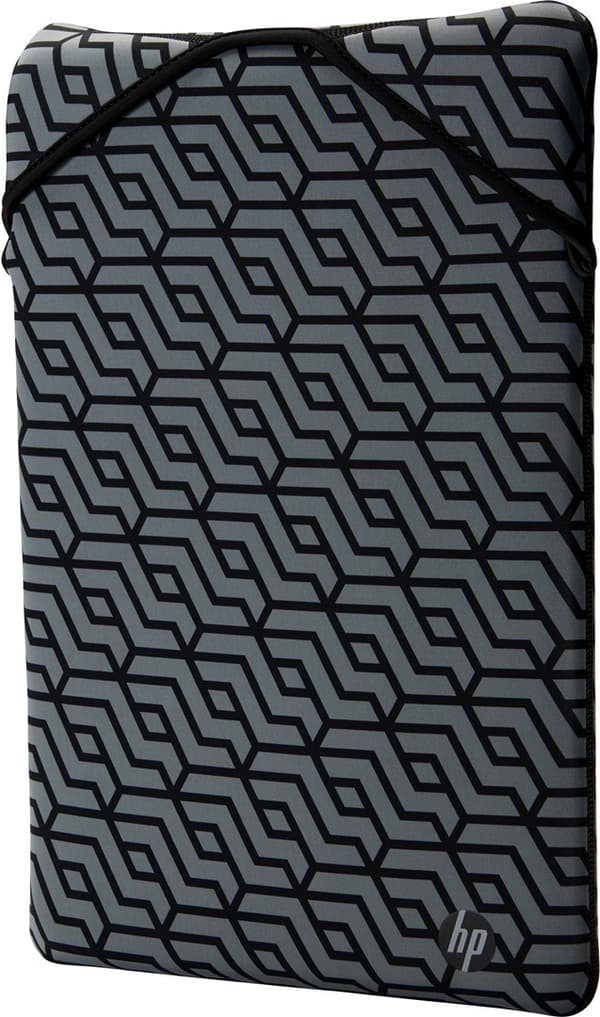 HP Reversible Protective 14,1-tums Geo Laptop Sleeve 14,1" Sleeve-fodral Svart, Grå