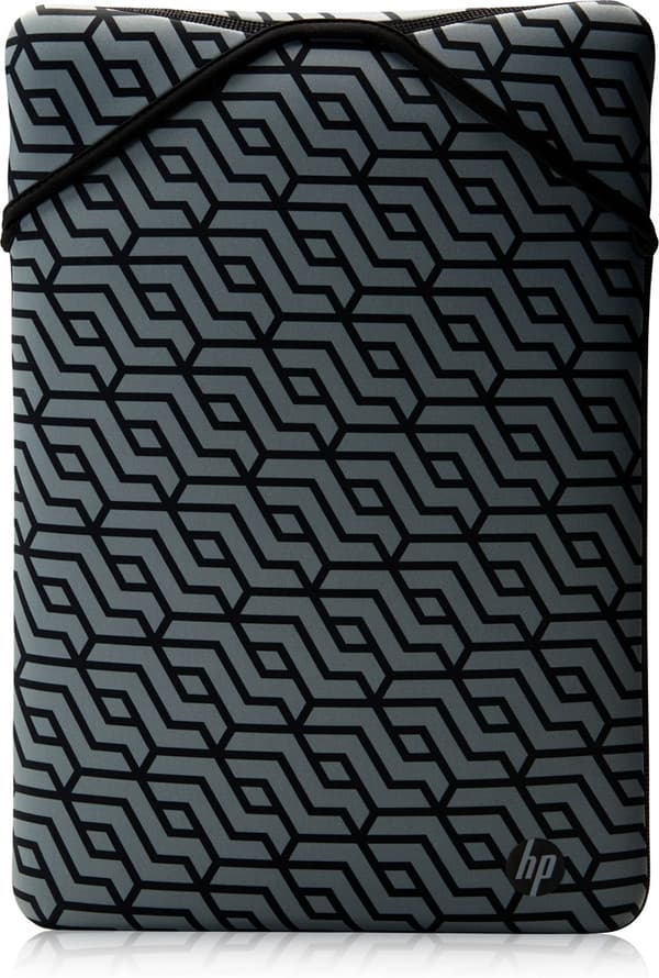 HP Reversible Protective 14,1-tums Geo Laptop Sleeve 14,1" Sleeve-fodral Svart, Grå