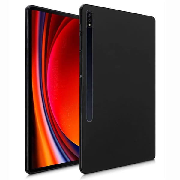 Silikon skal svart Samsung Galaxy Tab S7 Plus