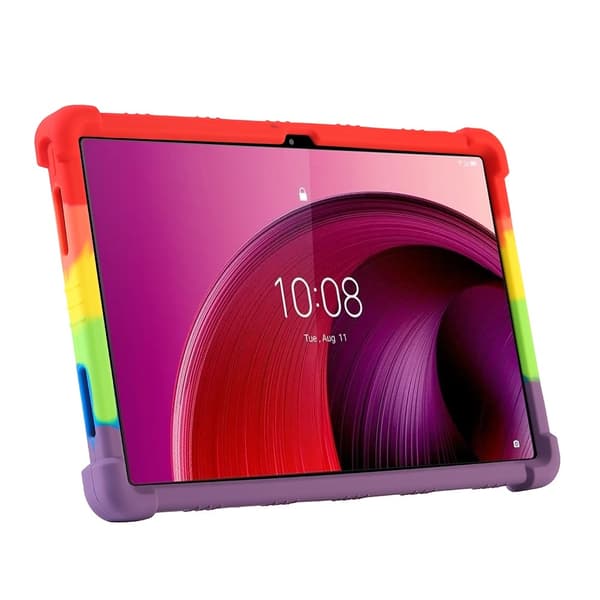 SKALO Lenovo Tab M11 Stødresistent Armor silikone Cover - Rainbow