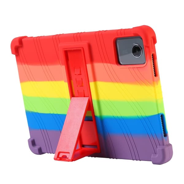 SKALO Lenovo Tab M11 Stødresistent Armor silikone Cover - Rainbow