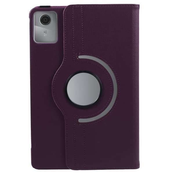 SKALO Lenovo Tab M11 360 Litchi Suojakotelo - Violetti