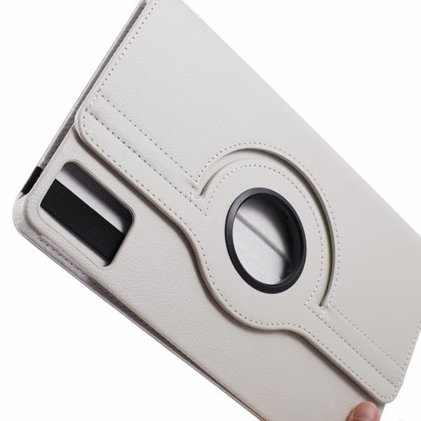 SKALO Lenovo Tab M11 360 Litchi Suojakotelo - Valkoinen