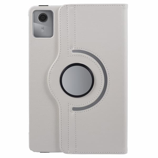 SKALO Lenovo Tab M11 360 Litchi Suojakotelo - Valkoinen