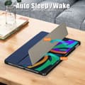Miniatyrbild 4 av 10: SKALO Lenovo Tab M11 Trifold Fodral - Mörkblå