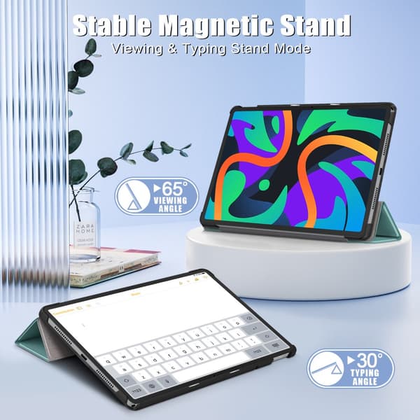SKALO Lenovo Tab M11 Trifold Suojakotelo - Vihreä
