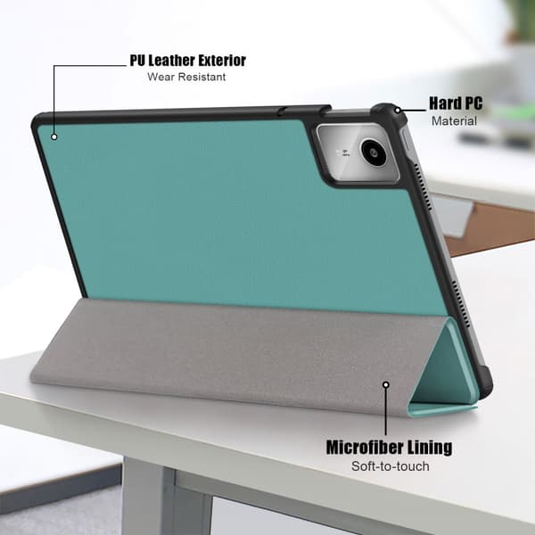 SKALO Lenovo Tab M11 Trifold Suojakotelo - Vihreä