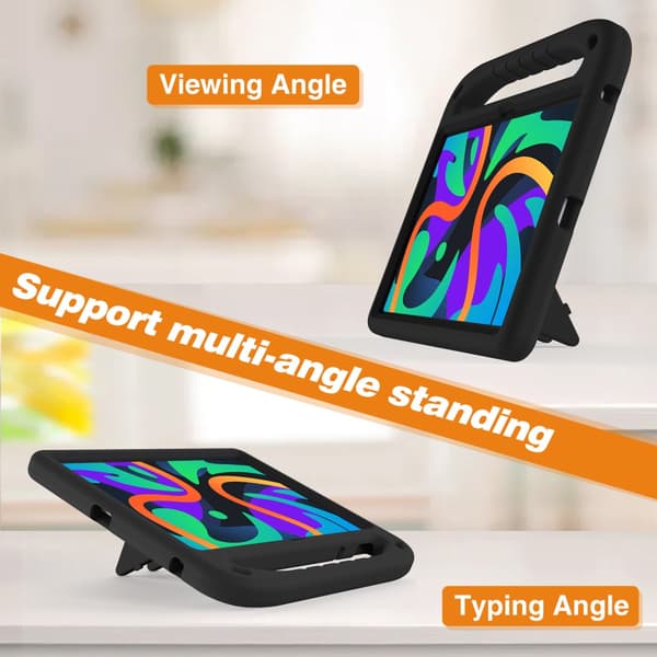 SKALO Lenovo Tab M11 Barnskal med handtag och ställ - Svart