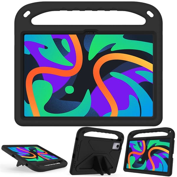 SKALO Lenovo Tab M11 Barnskal med handtag och ställ - Svart