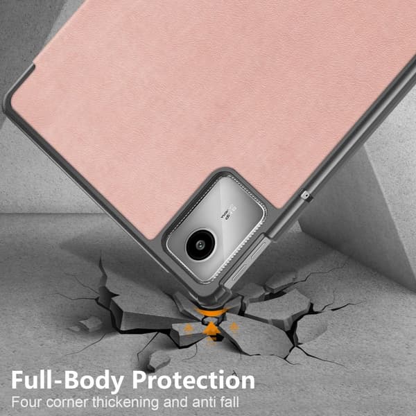 SKALO Lenovo Tab M11 Trifold Suojakotelo - Ruusukulta