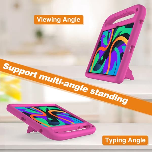 SKALO Lenovo Tab M11 Lapsikuori kahvalla ja jalustalla - Pinkki