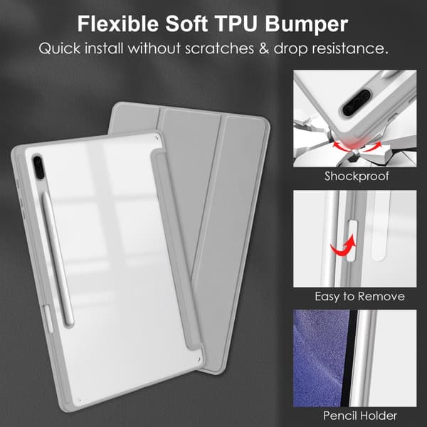 Foldbart etui til Samsung Galaxy Tab Model 2