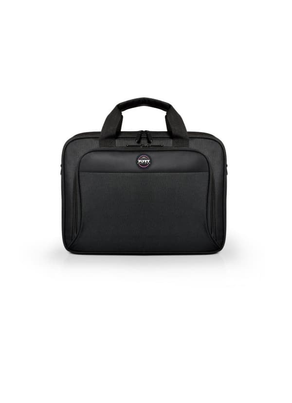 PORT DESIGN | Passar upp till storlek "" | Laptopfodral | HANOI II Clamshell | Anteckningsbok | Svart | Axelband