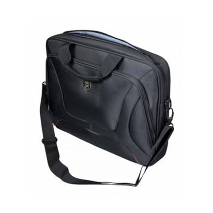 HAVNEDESIGN | Passer op til størrelse 15,6"" | Courchevel | Messenger - Dokumentmappe | Sort | Skulder strop