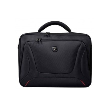 HAVNEDESIGN | Passer op til størrelse 17,3 "" | Courchevel | Messenger - Dokumentmappe | Sort | Skulder strop