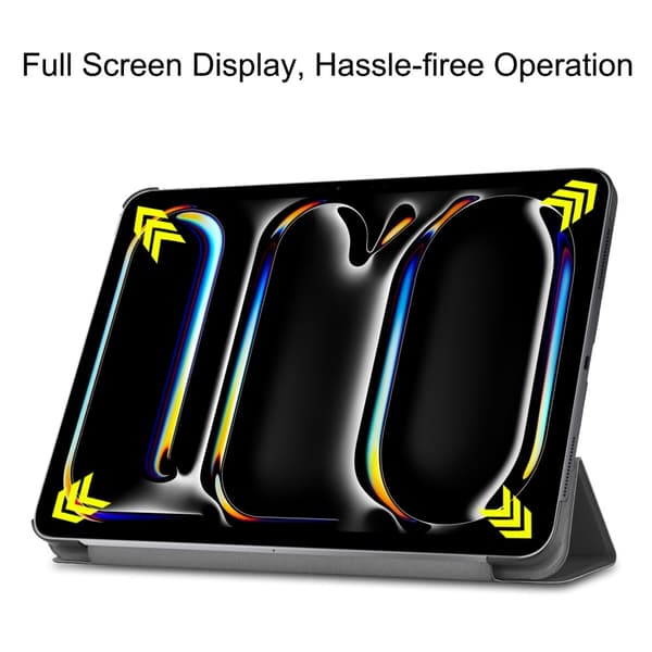 SKALO iPad Pro 11 (2024) Trifold Flip Cover - Sort