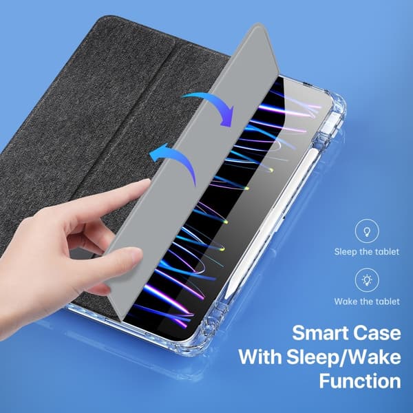 DUX DUCIS iPad Pro 13 (2024) Unid Series Trifold Suojakotelo - Musta