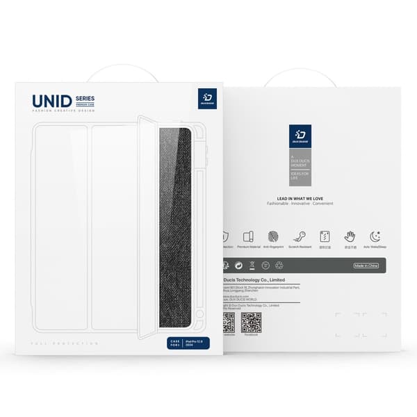 DUX DUCIS iPad Pro 13 (2024) Unid Series Trifold Suojakotelo - Musta