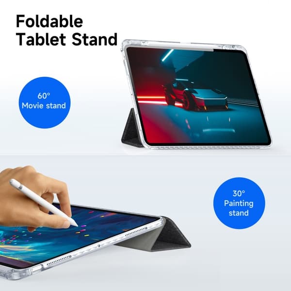 DUX DUCIS iPad Pro 13 (2024) Unid Series Trifold Suojakotelo - Musta