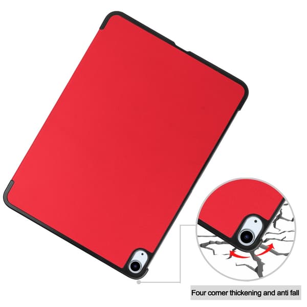 SKALO iPad Air 11 (2024) Trifold Flip Cover - Rød