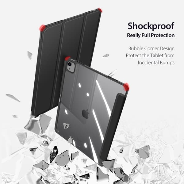 DUX DUCIS iPad Air 13 (2024) TOBY Series Trifold Fodral - Svart
