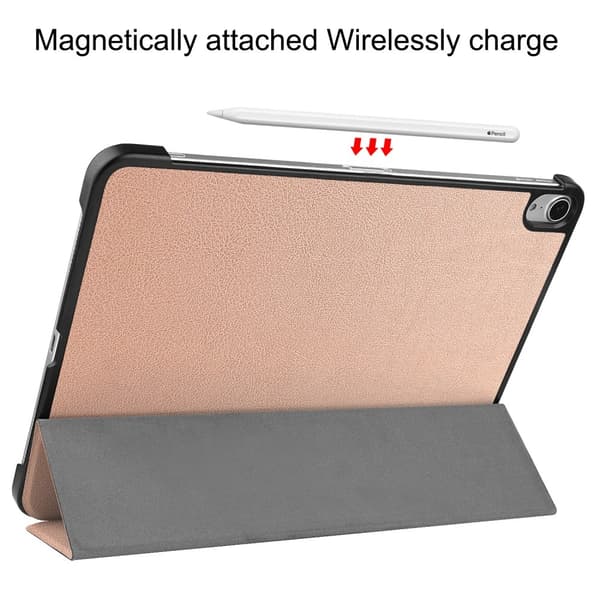 SKALO iPad Air 13 (2024) Trifold Flip Cover - Rosa guld
