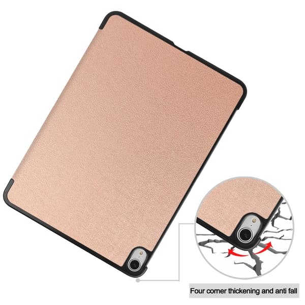 SKALO iPad Air 13 (2024) Trifold Flip Cover - Rosa guld