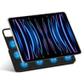 Pikkukuva 2 / 7: SKALO iPad Pro 11 (2024) Magneettinen taittuva kotelo magneettisella takaosalla - Musta