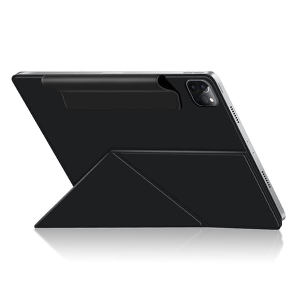 SKALO iPad Pro 13 (2024) Magnetisk foldetaske med magnetisk bagside - Sort