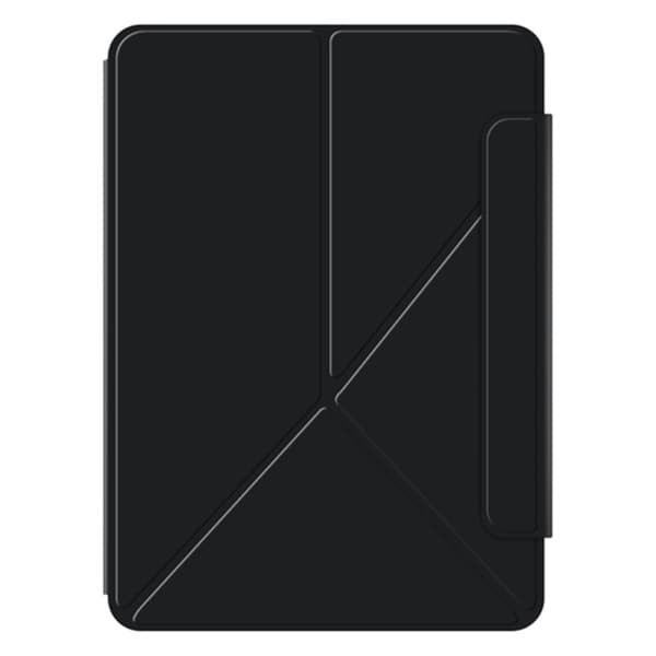 SKALO iPad Pro 13 (2024) Magnetisk foldetaske med magnetisk bagside - Sort