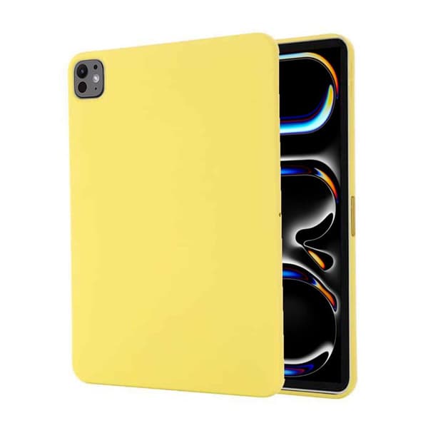 Liquid silikone cover Apple iPad Pro 13 (2024) - Gul