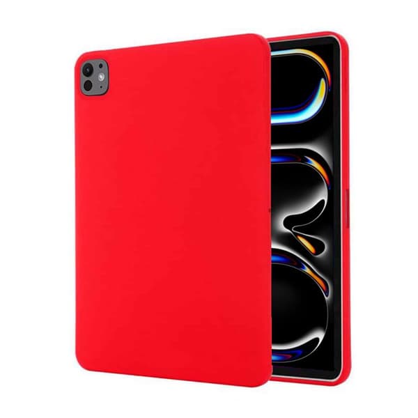 Liquid silikondeksel Apple iPad Pro 11 (2024) - China Red