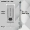 Miniatyrbillede 3 af 8: INF Battery Back Clip beskyttende etui til Apple Vision Pro