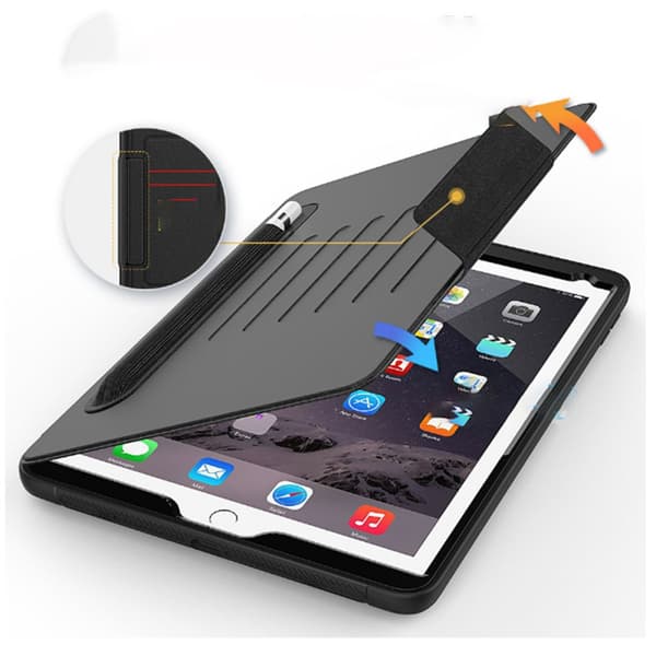 INF Beskyttende etui til iPad 9.7/Air2/Pro 9.7 med penneholder