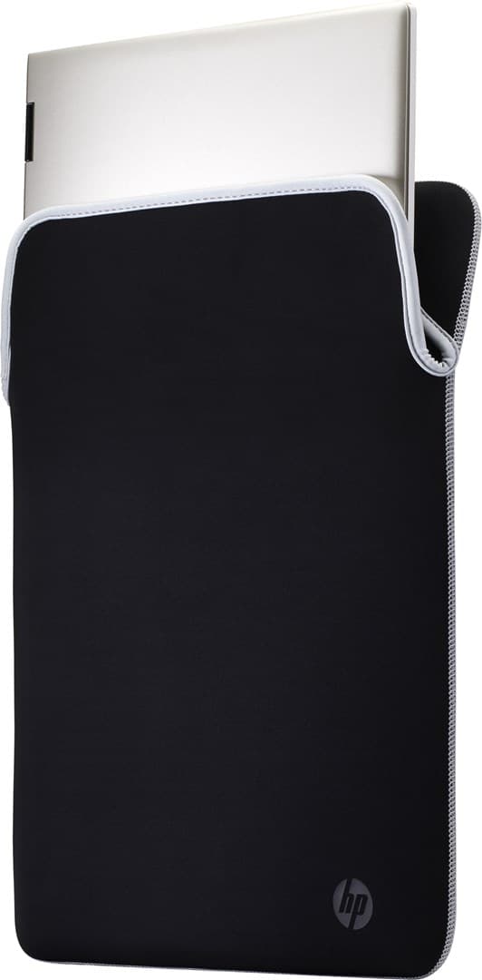 HP Reversible Protective 14,1-tums Silver Laptop Sleeve 14,1" Sleeve-fodral Svart