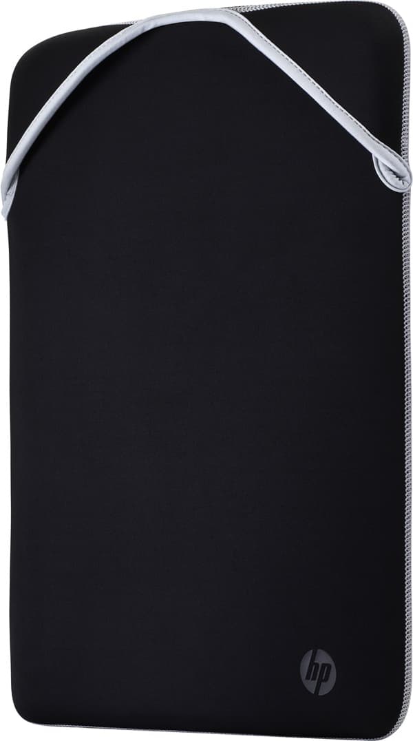 HP Reversible Protective 14,1-tums Silver Laptop Sleeve 14,1" Sleeve-fodral Svart