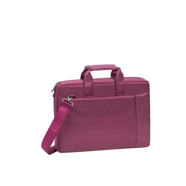 RIVACASE Notebook-väska - Central Series - Lila - 15,6" - Dragkedja - Ytterficka