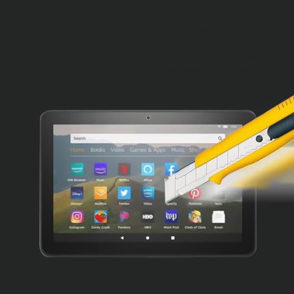 INF 2 kpl karkaistua lasia oleva näytönsuoja Amazonille Amazon Fire HD8|HD8Plus(8.0)2020