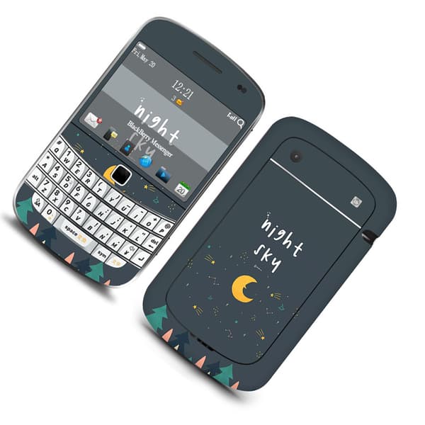 INF Koko näytön suojakalvo BlackBerry 9900/9930:lle, tyylikäs tarra Model 2