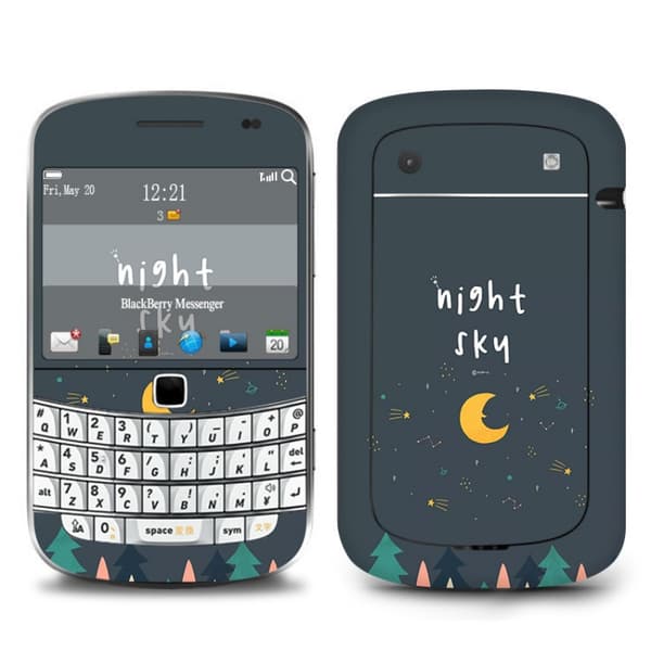 INF Koko näytön suojakalvo BlackBerry 9900/9930:lle, tyylikäs tarra Model 2