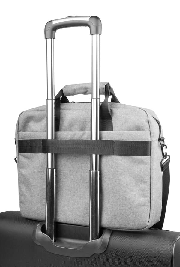 NATEC Mustela notebook-etui 39,6 cm (15,6") Messenger-etui Grå