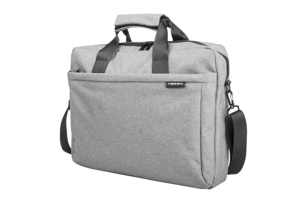 NATEC Mustela notebook-etui 39,6 cm (15,6") Messenger-etui Grå