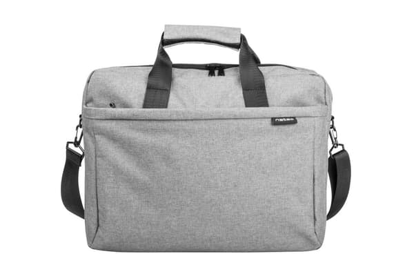 NATEC Mustela notebook-etui 39,6 cm (15,6") Messenger-etui Grå